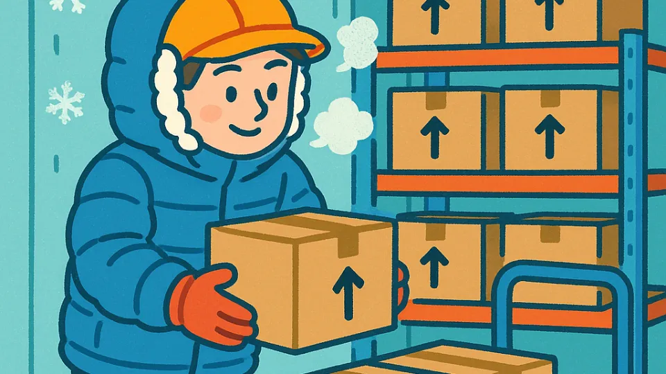 8時～17時/冷蔵商品仕分けスタッフ
