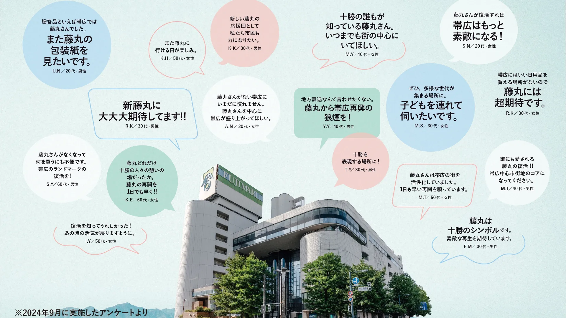 藤丸パーク開業へ！サポーター募集開始。藤丸百貨店の再生始動